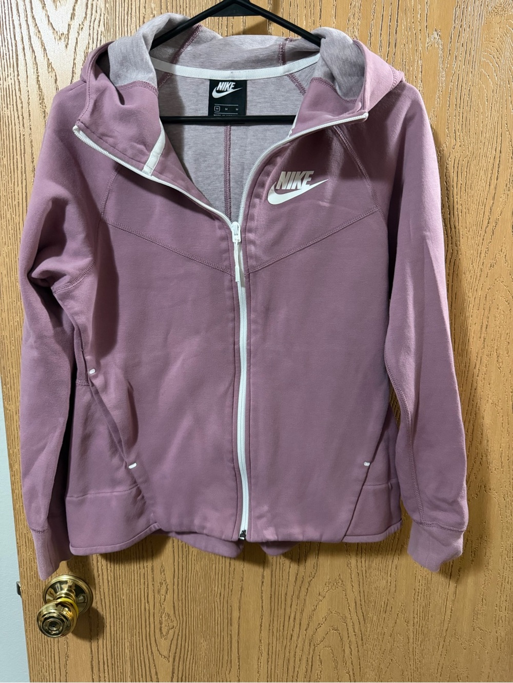 Nike Women’s Mauve Full-Zip Hoodie Jacket